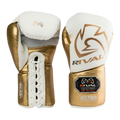 White & Gold Rival RS100 Professional Sparring Gloves